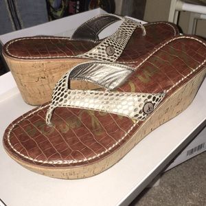 Sam Edelman size 5.5 wedge sandals